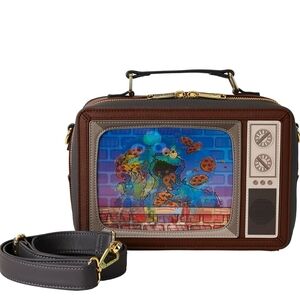 Loungefly Sesame Street Lenticular Retro TV Crossbody Bag Sesame Street